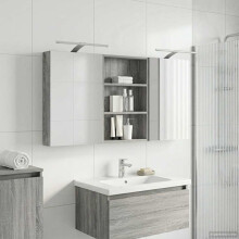 vidaXL Badezimmerschrank-Set 3 stk. 120 x 10,5 x 60,5 cm Holzwerkstoff
