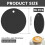 Silicone Trivets Mat Heat-Resistant Round 16PCS 2
