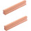Cabinet Knobs Wooden Handle 2 pcs 64 mm Black Walnut 1