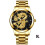 Men's Automatic Mechanical Watch Skeleton Dial Steel Band 1