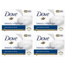 Dove Orginal Beauty Cream Bar 3 in 1 Cleanses, Moisturises and Nourishes Sulphate-Free Bath Soap for Soft and Smooth Skin, Suitable for Daily Use
