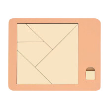 Wooden Triangulator Puzzle Game Irregular Shape