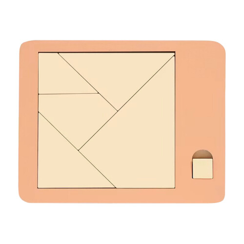 Wooden Triangulator Puzzle Game Irregular Shape