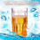 Fake Beer Glass 420ml Double-Layer Insulated Stein Mug 4