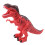 Red Walking Dinosaur Robot Toy with Roaring Sound, LED 1