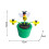Solar-Powered Flip-Flap Flower Insect Car Decor 5