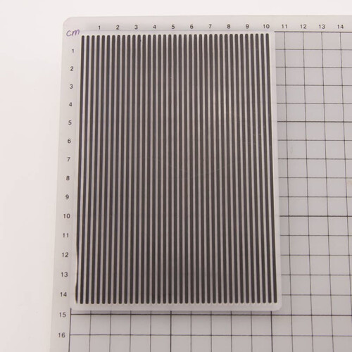 Plastic Bump Embossing Template Stencil Folder for 1