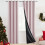 Light Pink Blackout Curtains 52x84 inch 2-piece 1
