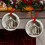 2D Acrylic Nativity Ornament White 3.15 in 4