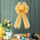 Burlap Wreath Bow Rustic Jute Tree Topper Yellow 6