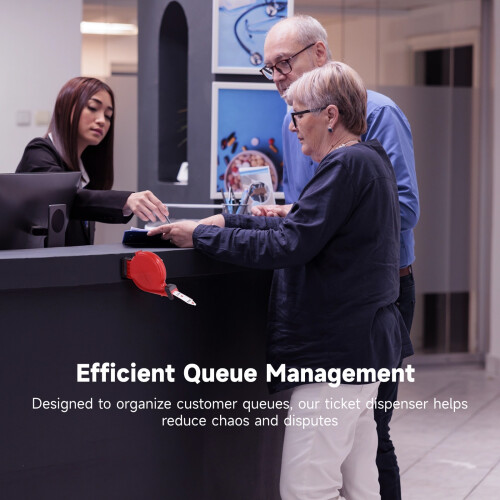 3-Digit Ticket Dispenser 000-999 Wall or Desk Mount 1