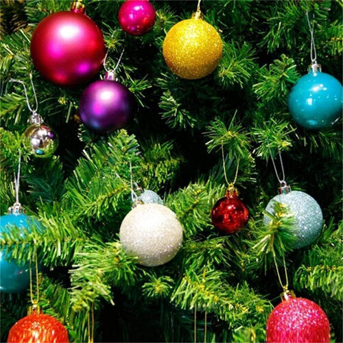 Christmas Ball Ornaments Set Blue 100 Pieces 2