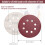 STEBRUAM 100Pack 125mm Sanding Discs 400 Grit Sandpaper for Orbital Sander 2
