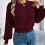 Women's Sweater Casual Cable Knit Crewneck Pullover 4