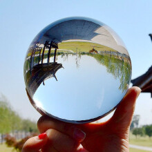 (100mm) Crystal Glass Clear Ball Healing Sphere Photography Props Gifts Events Decorations