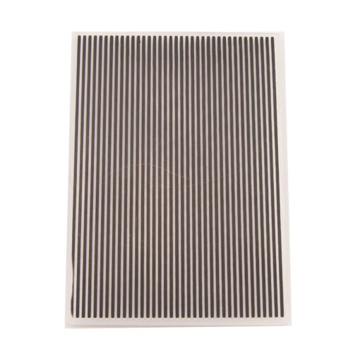 Plastic Bump Embossing Template Stencil Folder for