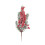Red Berry and Pine Artificial Holly Stems 12 inch 1