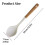 Silicone Spatula Spoon with Wood Handle 2-in-1 2