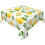 Τραπεζομάντιλο Lemon Square 54x54 ιντσών αδιάβροχο βινύλιο ρουστίκ 2