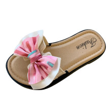 Girls' Butterfly Slippers Soft Non-Slip Sole Size 8