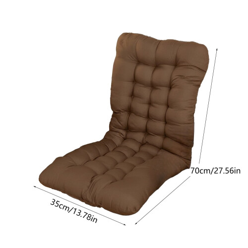 Chair Cushion with Backrest and Lumbar Support 70x35cm 1