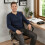 Chair Cushion with Backrest and Lumbar Support 70x35cm 6