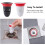 Silica Gel Drain Pipe Seal Double Layer Black 6