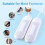 Shoe Dryer and Deodorizer with Timer Purple Light 1 Pair 6