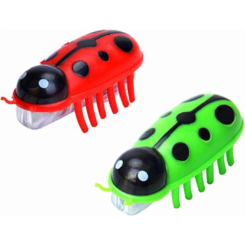 Mini Electric Robot Beetle Toy for Cats 2 pcs 1