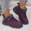 Men's Snow Boots Purple Size 9 7