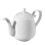 Ceramic Teapot White 1 Piece 8 x 6 Inches 1
