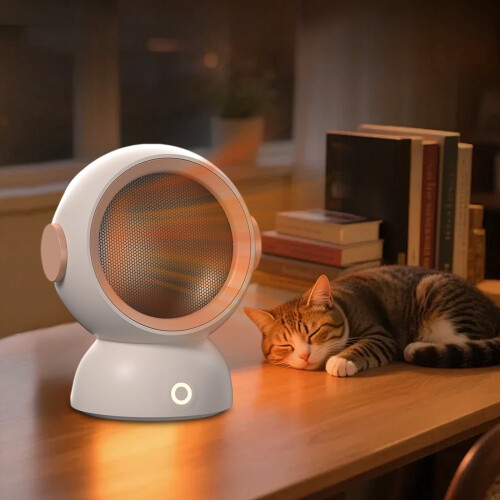 Compact Desktop Heater Energy-Efficient 1500W 1