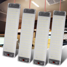 LED RV Lights 12V Daylight 12W 4 Pack with Switch