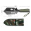 (Black )Backpacking Shovel Multi Purpose Hand Shovels For Digging Survival Tool Multitool 10