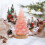 Artificial Crystal Christmas Tree Pink Decorative Ornament 6