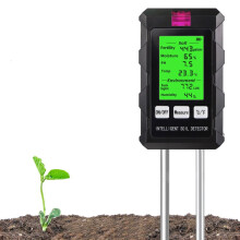 6-in-1-Bodenmessgerät: Feuchtigkeits-, pH- und Temperaturmesser – Analysewerkzeug für Gartenpflanzen