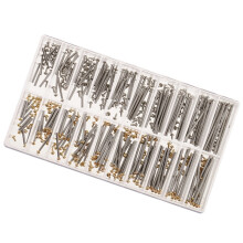 Metal Watch Band Pin Set 10 Sizes 10mm-28mm 200Pcs