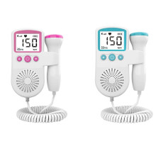 2-pack graviditetsdopplerhjärtslagsmonitor för foster 50-230 slag/min fosterhjärtfrekvens