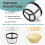 Reusable Coffee Filters Nylon Mesh 2-Pack for 4-8 Cup Mr. 6