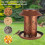 Solar Bird Feeder Light IP65 Waterproof Outdoor Iron 5