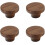Wooden Cabinet Knobs Solid Beech 4 pcs 40x24mm Black Walnut 1
