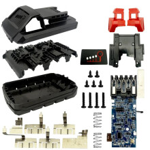 5 Cells 21700 Lithium Battery Box M18 Plastic Case PCB Charging Protection Circuit Board for 18V Battery