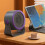 Portable Mini Electric Fireplace Heater PTC Ceramic 1 Unit 5