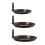 3-Tier Bird Feeder and Bath Tray with Plastic Bowl and 6