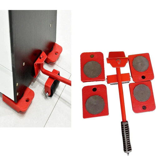 Furniture Lift Mover Tool Set Adjustable Height Lever 4