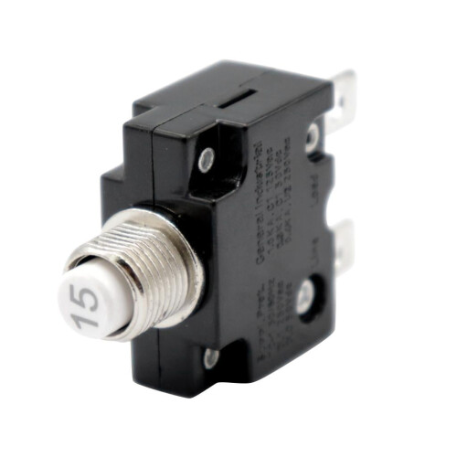 Thermal Overload Protector 15 Amp DC50V Push Reset 1
