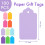 Gift Tags with String 1.7x2.8 Inch 100 PCS 3