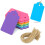Gift Tags with String 1.7x2.8 Inch 100 PCS 8