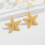 Gold Stud Earrings Women Conch Starfish Seashell Boho Ocean 5