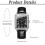 Women's Vintage Square Quartz Watch Silver Case Crocodile 3